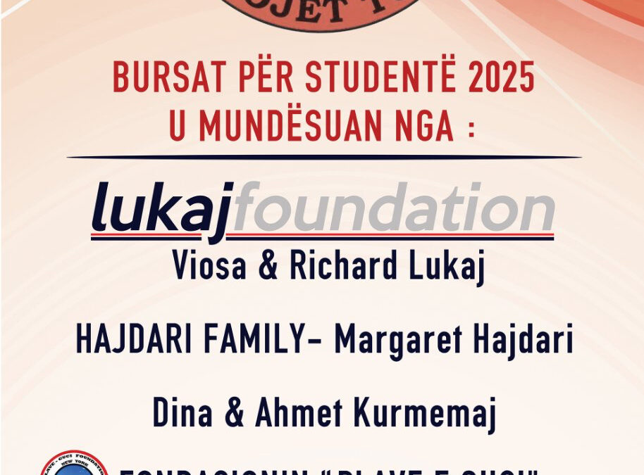 Fondacioni ”Trojet tona” shpërndan bursa për 61 studentë – 60 mijë euro për arsim