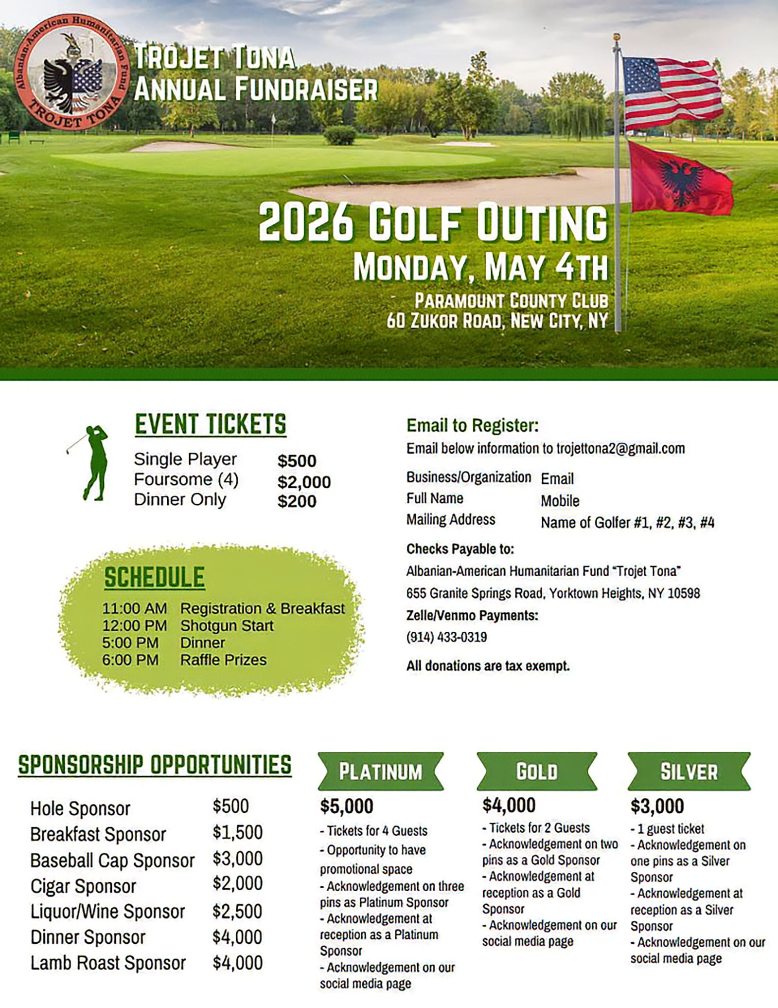 trojet tona golf outing